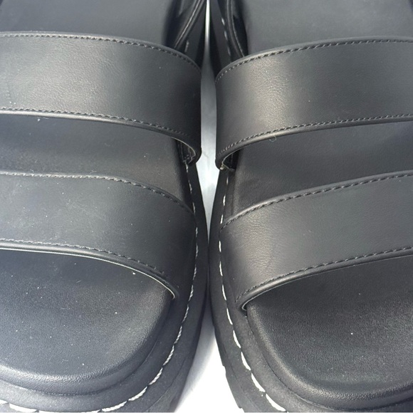 Wild Fable Black Platform Sandals Women’s Size 7 Strappy Buckle Chunky Sole - Picture 8 of 11